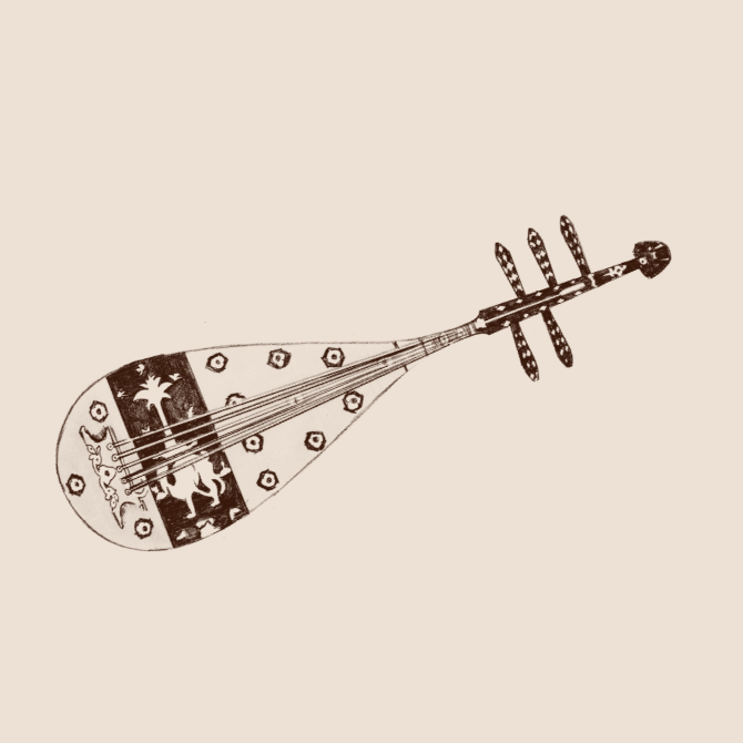 螺鈿紫檀五弦琵琶