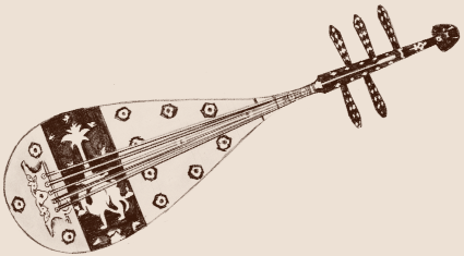 螺鈿紫檀五弦琵琶